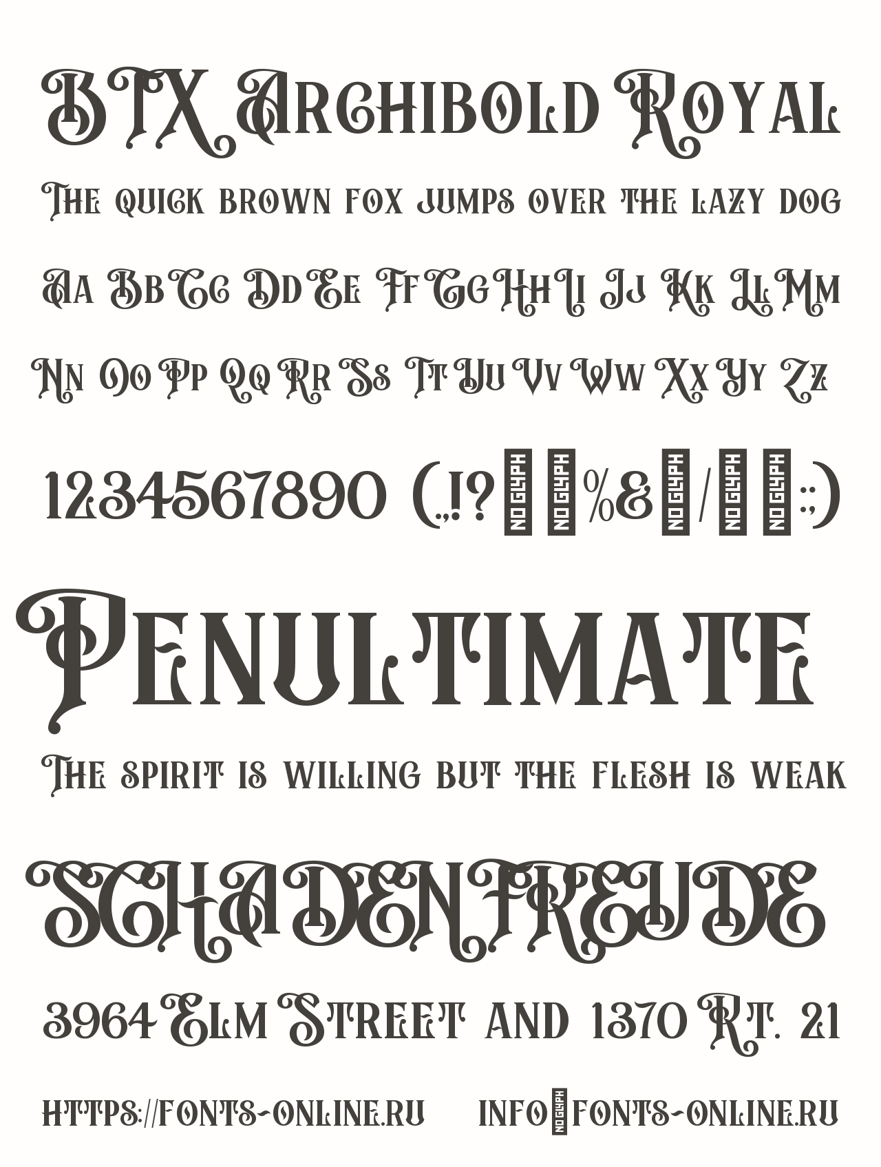 BTX Archibold Royal Free Font Download